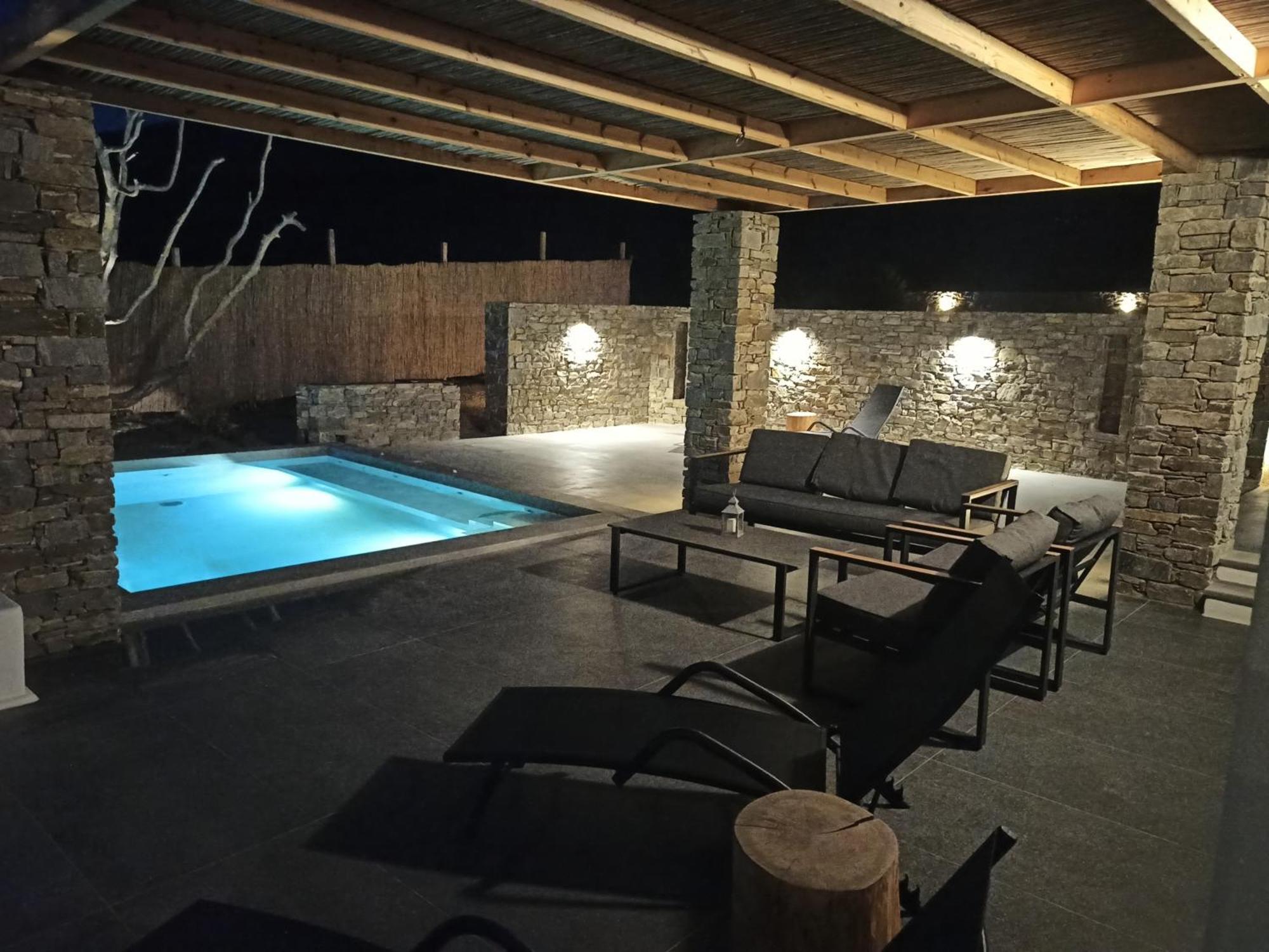 Vastblue Of Paros Aparthotel Ambelas Eksteriør bilde
