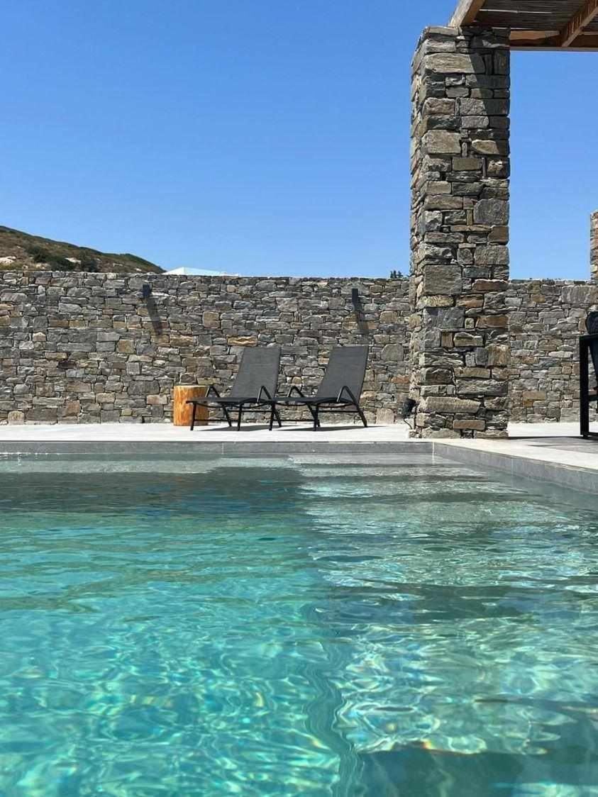 Vastblue Of Paros Aparthotel Ambelas Eksteriør bilde