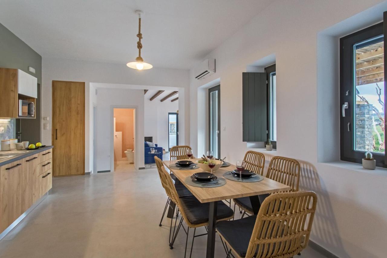 Vastblue Of Paros Aparthotel Ambelas Eksteriør bilde