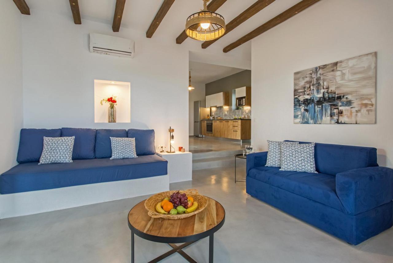 Vastblue Of Paros Aparthotel Ambelas Eksteriør bilde