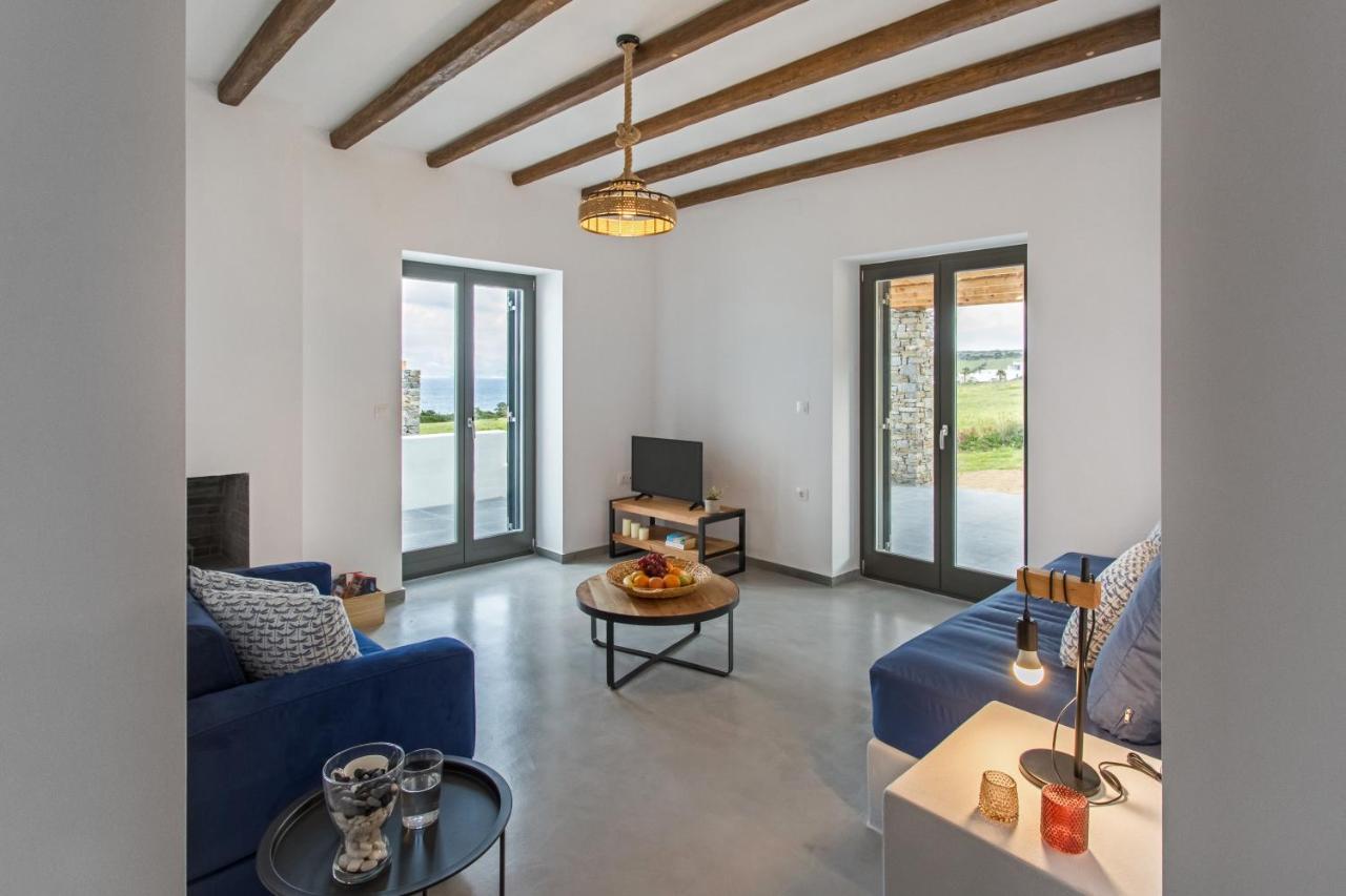Vastblue Of Paros Aparthotel Ambelas Eksteriør bilde