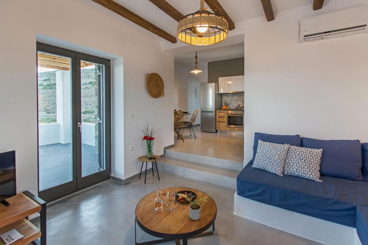 Vastblue Of Paros Aparthotel Ambelas Eksteriør bilde