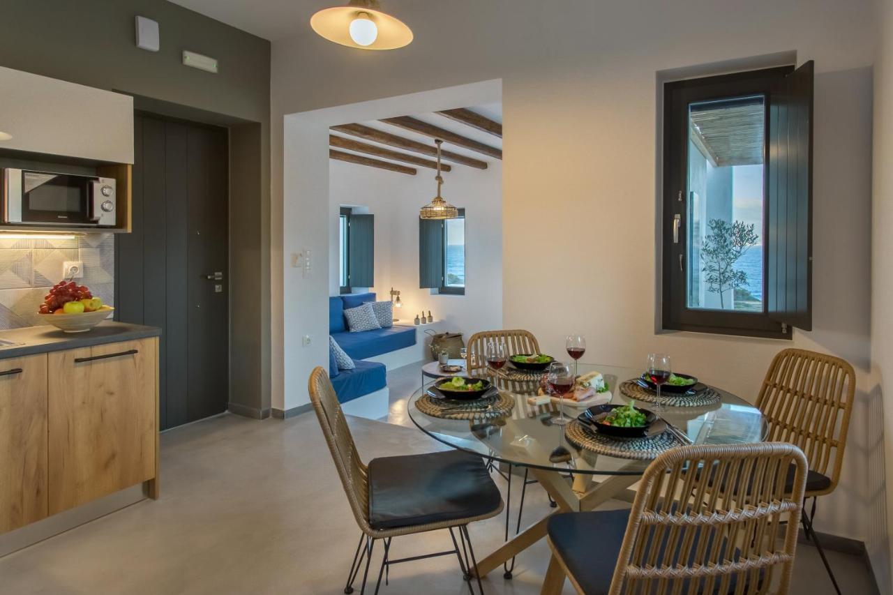 Vastblue Of Paros Aparthotel Ambelas Eksteriør bilde